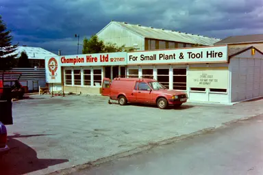 Champion Hire Chesterfield Depot in the 1990s